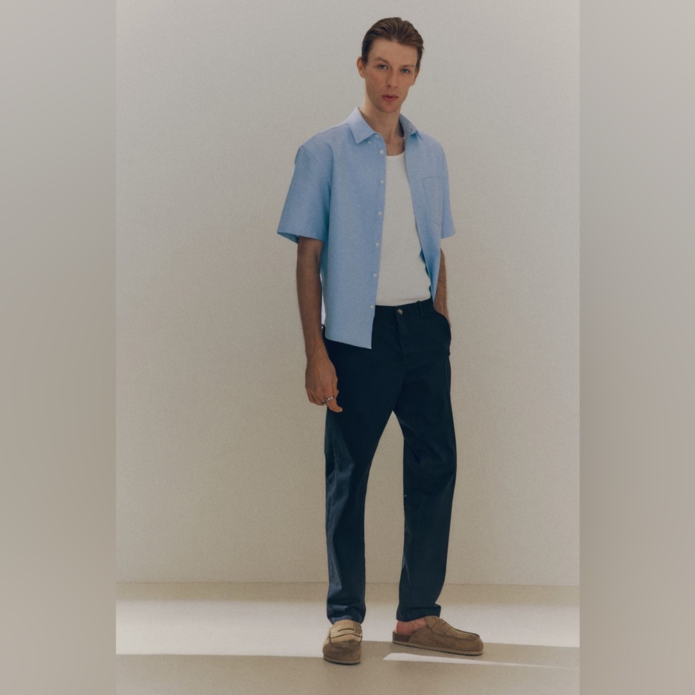 H&M SKINNY COTTON CHINOS